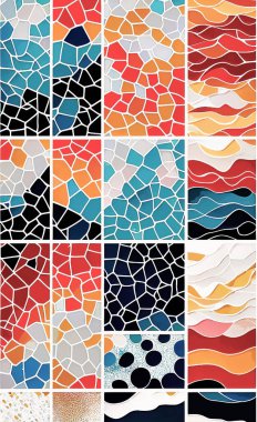 Tekstil ve duvar kağıdı desenleri. Basılabilir dijital illüstrasyon çalışması. Çiçek Yazdırma Tasarımı.