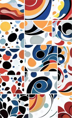 Tekstil ve duvar kağıdı desenleri. Basılabilir dijital illüstrasyon çalışması. Çiçek Yazdırma Tasarımı.