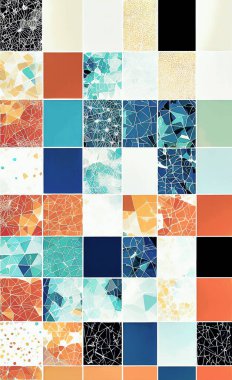 Tekstil ve duvar kağıdı desenleri. Basılabilir dijital illüstrasyon çalışması. Çiçek Yazdırma Tasarımı.