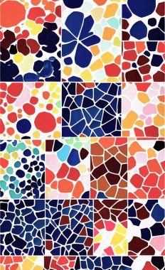 Tekstil ve duvar kağıdı desenleri. Basılabilir dijital illüstrasyon çalışması. Çiçek Yazdırma Tasarımı.