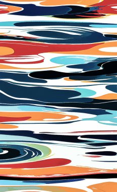 Tekstil ve duvar kağıdı desenleri. Basılabilir dijital illüstrasyon çalışması. Çiçek Yazdırma Tasarımı.