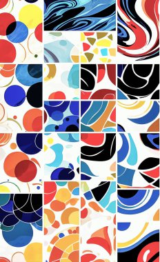 Tekstil ve duvar kağıdı desenleri. Basılabilir dijital illüstrasyon çalışması. Çiçek Yazdırma Tasarımı.