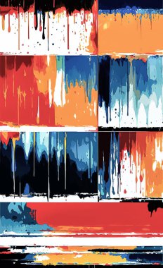 Tekstil ve duvar kağıdı desenleri. Basılabilir dijital illüstrasyon çalışması. Çiçek Yazdırma Tasarımı.