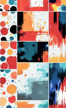 Tekstil ve duvar kağıdı desenleri. Basılabilir dijital illüstrasyon çalışması. Çiçek Yazdırma Tasarımı.