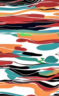 Tekstil ve duvar kağıdı desenleri. Basılabilir dijital illüstrasyon çalışması. Çiçek Yazdırma Tasarımı.