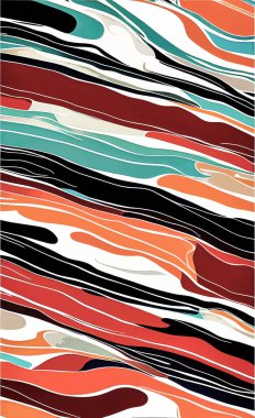 Tekstil ve duvar kağıdı desenleri. Basılabilir dijital illüstrasyon çalışması. Çiçek Yazdırma Tasarımı.