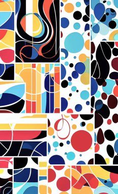 Tekstil ve duvar kağıdı desenleri. Basılabilir dijital illüstrasyon çalışması. Çiçek Yazdırma Tasarımı.