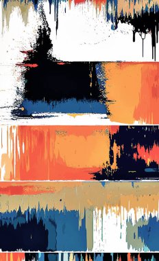 Tekstil ve duvar kağıdı desenleri. Basılabilir dijital illüstrasyon çalışması. Çiçek Yazdırma Tasarımı.