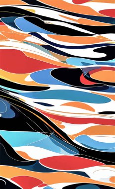 Tekstil ve duvar kağıdı desenleri. Basılabilir dijital illüstrasyon çalışması. Çiçek Yazdırma Tasarımı.