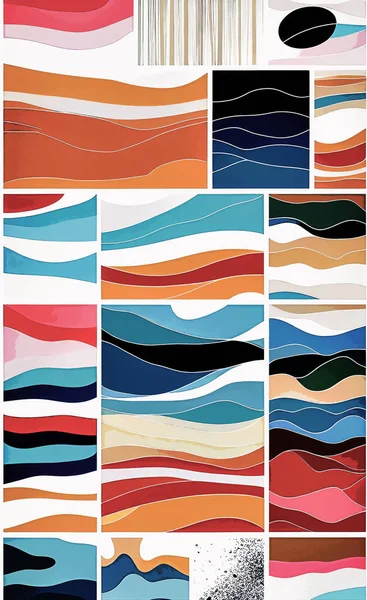 Tekstil ve duvar kağıdı desenleri. Basılabilir dijital illüstrasyon çalışması. Çiçek Yazdırma Tasarımı.