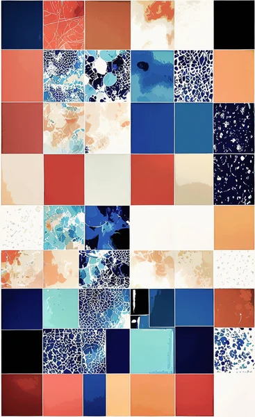 Tekstil ve duvar kağıdı desenleri. Basılabilir dijital illüstrasyon çalışması. Çiçek Yazdırma Tasarımı.