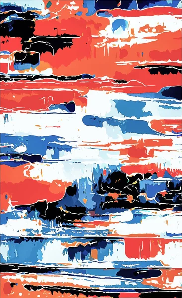 Tekstil ve duvar kağıdı desenleri. Basılabilir dijital illüstrasyon çalışması. Çiçek Yazdırma Tasarımı.