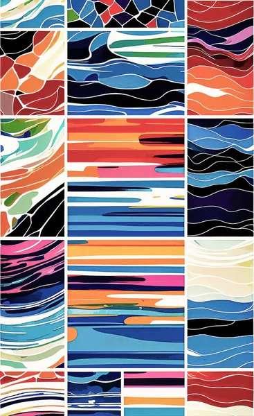 Tekstil ve duvar kağıdı desenleri. Basılabilir dijital illüstrasyon çalışması. Çiçek Yazdırma Tasarımı.