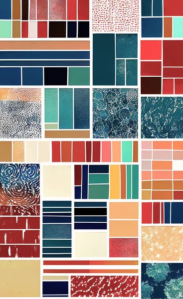 Tekstil ve duvar kağıdı desenleri. Basılabilir dijital illüstrasyon çalışması. Çiçek Yazdırma Tasarımı.