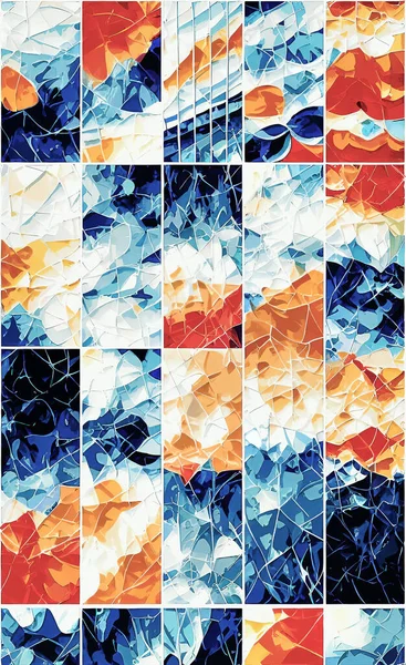 Tekstil ve duvar kağıdı desenleri. Basılabilir dijital illüstrasyon çalışması. Çiçek Yazdırma Tasarımı.