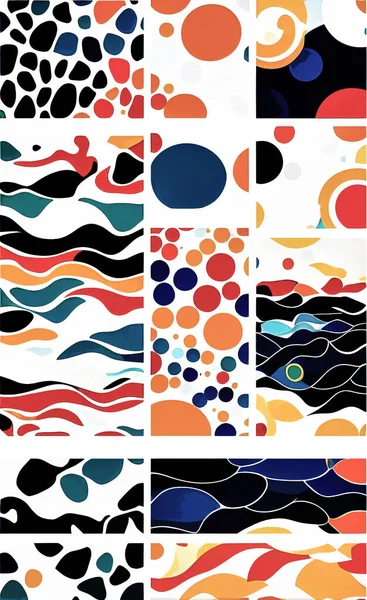 Tekstil ve duvar kağıdı desenleri. Basılabilir dijital illüstrasyon çalışması. Çiçek Yazdırma Tasarımı.