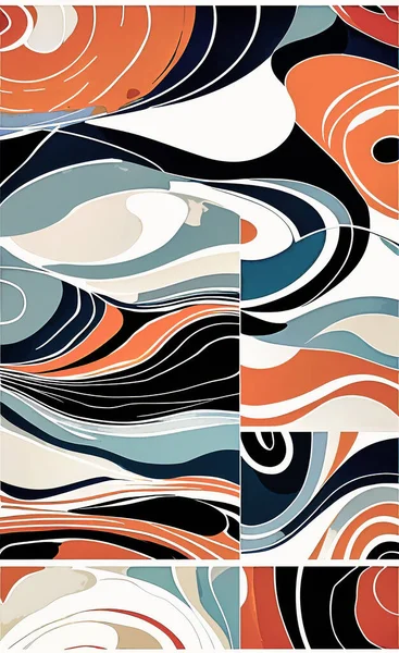 Tekstil ve duvar kağıdı desenleri. Basılabilir dijital illüstrasyon çalışması. Çiçek Yazdırma Tasarımı.