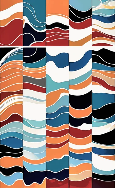 Tekstil ve duvar kağıdı desenleri. Basılabilir dijital illüstrasyon çalışması. Çiçek Yazdırma Tasarımı.