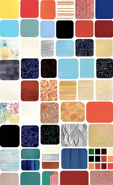 Tekstil ve duvar kağıdı desenleri. Basılabilir dijital illüstrasyon çalışması. Çiçek Yazdırma Tasarımı.