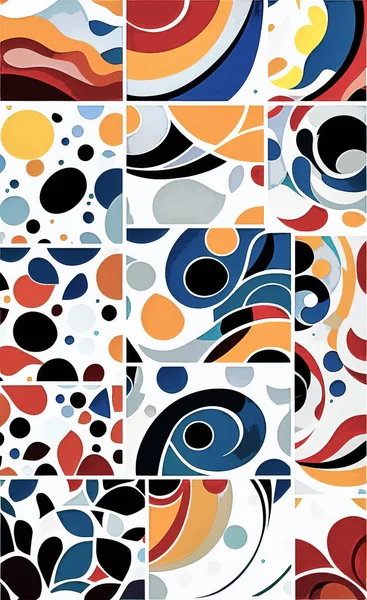 Tekstil ve duvar kağıdı desenleri. Basılabilir dijital illüstrasyon çalışması. Çiçek Yazdırma Tasarımı.