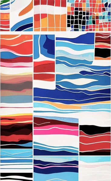 Tekstil ve duvar kağıdı desenleri. Basılabilir dijital illüstrasyon çalışması. Çiçek Yazdırma Tasarımı.