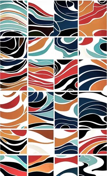 Tekstil ve duvar kağıdı desenleri. Basılabilir dijital illüstrasyon çalışması. Çiçek Yazdırma Tasarımı.