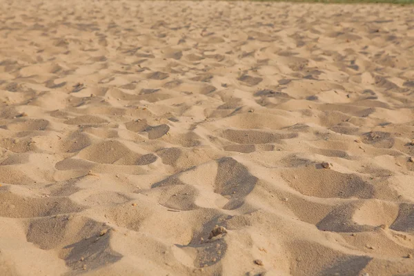 Closeup Sand Pattern Beach Summer Background Concept Summer Season — Stock Photo, Image