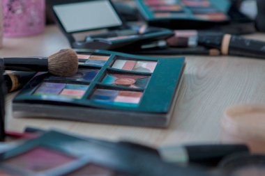 Profesyonel makyaj fırçaları ve araçları, makyaj ürünleri seti