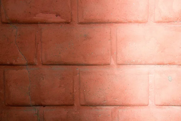 Foto vägg tegelvägg. Strukturen på en gammal tegelvägg, skjuten under naturlig belysning. Wall början av 20th Century — Stockfoto