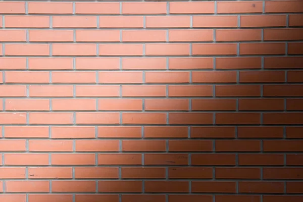赤茶色のブロックレンガの壁美しい配置テクスチャの背景 — ストック写真
