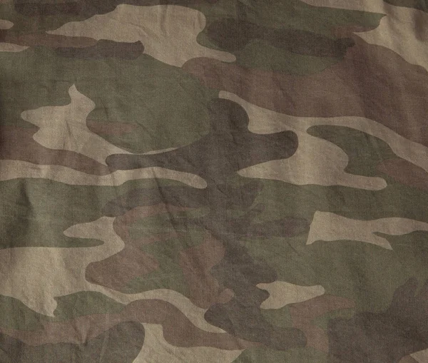 Primo piano della superficie uniforme militare. Texture di tessuto, primo piano, colorazione militare — Foto Stock