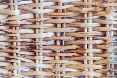 Örme saman arka plan veya makro tarzında Dokuma desen arka plan. Tasarım için dokuma doku Klasik Retro arka plan