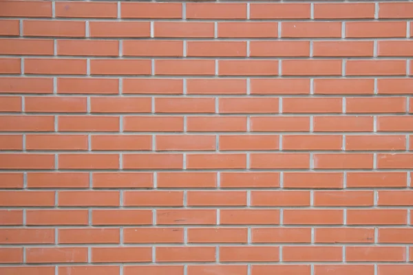 赤茶色のブロックレンガの壁美しい配置テクスチャの背景 — ストック写真
