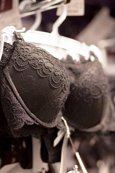 Women's Bras For Sale In Market. Vareity Of Bra Hanging In Lingerie  Underwear Store. Advertise, Sale, Fashion Concept. Stock Photo, Picture and  Royalty Free Image. Image 131889389.