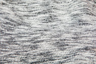 Sentetik elyaftan gerçek heather gri örme kumaş dokulu arka plan