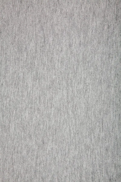 Real heather grey knitted fabric made of synthetic fibres textured background — Stock Photo, Image