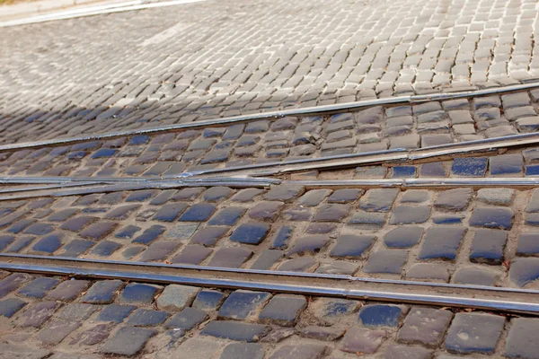 Eine kreuzung im zentrum des alten lviv — Stockfoto