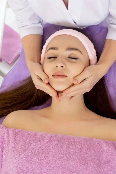 Spa Resort Beauty Health Concept Wanita Cantik Spa Salon Mendapatkan — Stok Foto