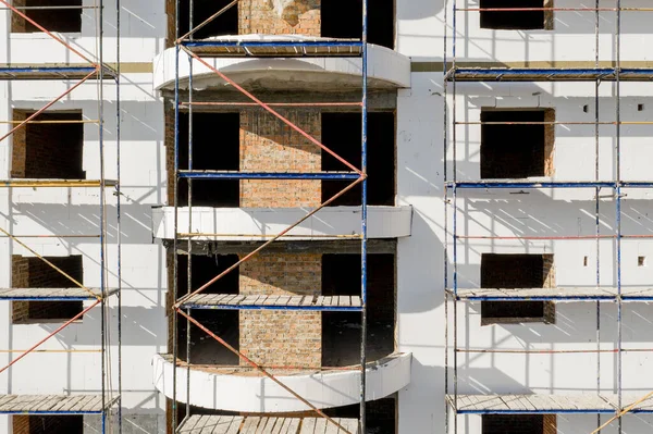 Steiger Bij Het Hoogbouw Voor Gips — Stockfoto