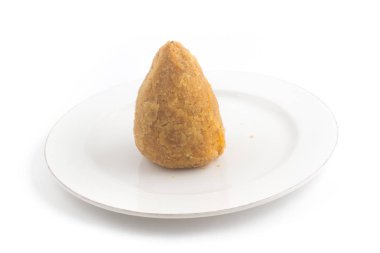 Nefesi Coxinha, beyaz zemin üzerine Brezilyalı Jaca