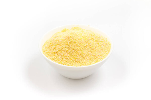 Brazilian Fuba. Corn Flour in a