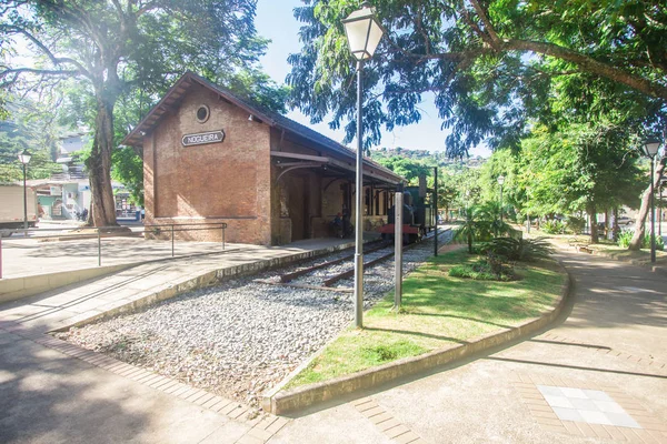 Estação Ferroviária Nogueira Itaipava Petrópolis Rio Janeiro Brasil Cidade Brasil — Fotografia de Stock