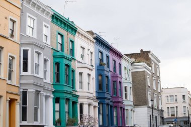 Lodon'da Notting Hill mimari detayları