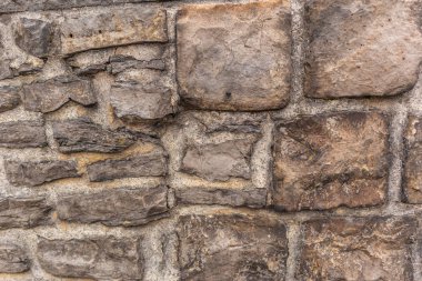 Taş Tuğla Duvar. Rustik Stil. 