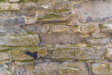 Taş Tuğla Duvar. Rustik Stil. 