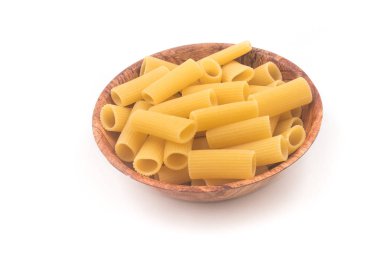 Bir kase içinde Ham Rigatone. 