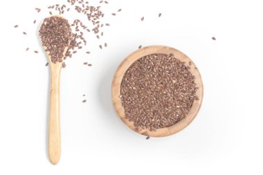 keten bir ahşap kase