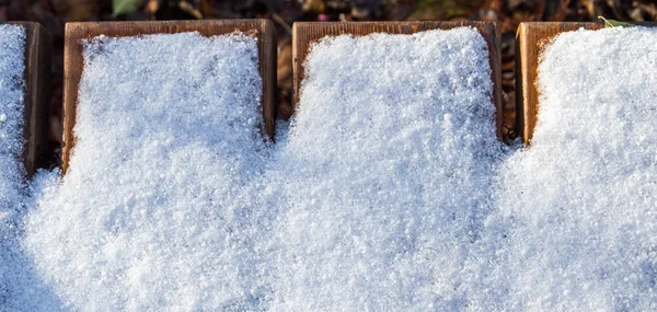 Sneeuw Winter Achtergrond Meestal Witte Kleur — Stockfoto