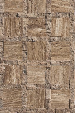 Arkaplan dokusu olarak dekoratif küp taş duvar