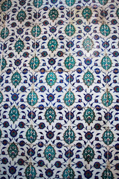 Ottoman Waktu Turki Tiles Dengan Pola — Stok Foto